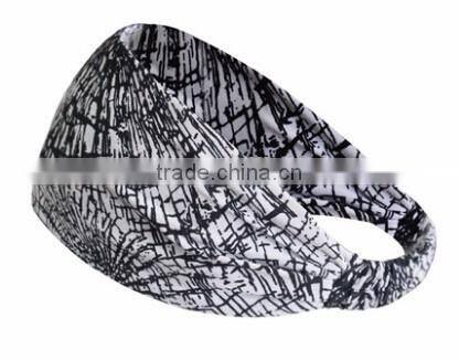 High quality fashion good comfortable absorption Yoga hair band sports hair band
