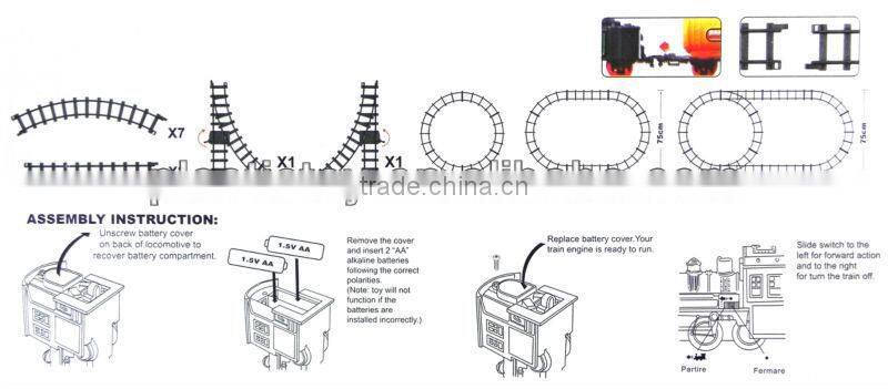 B/O Smoking Christmas Train BTC170795