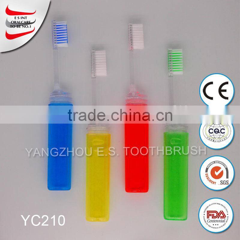 wholesale hot selling cheap disposable travel set travel toothbrush with toothpaste travel toothbrush case