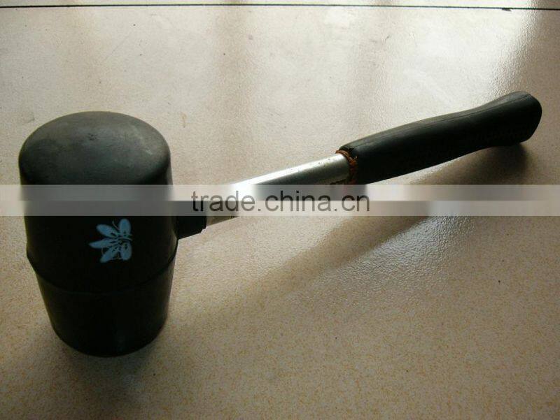 High quality rubber mallet hammer with plastic handle