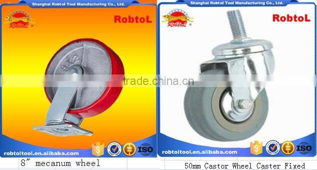 mute universal drive medical castor bed chair wheelchair caster wheel fixed swivel brake rubber nylon pu tpr pp