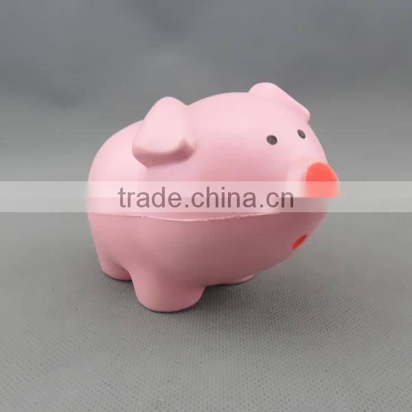 Custom made PU pig anti stress ball