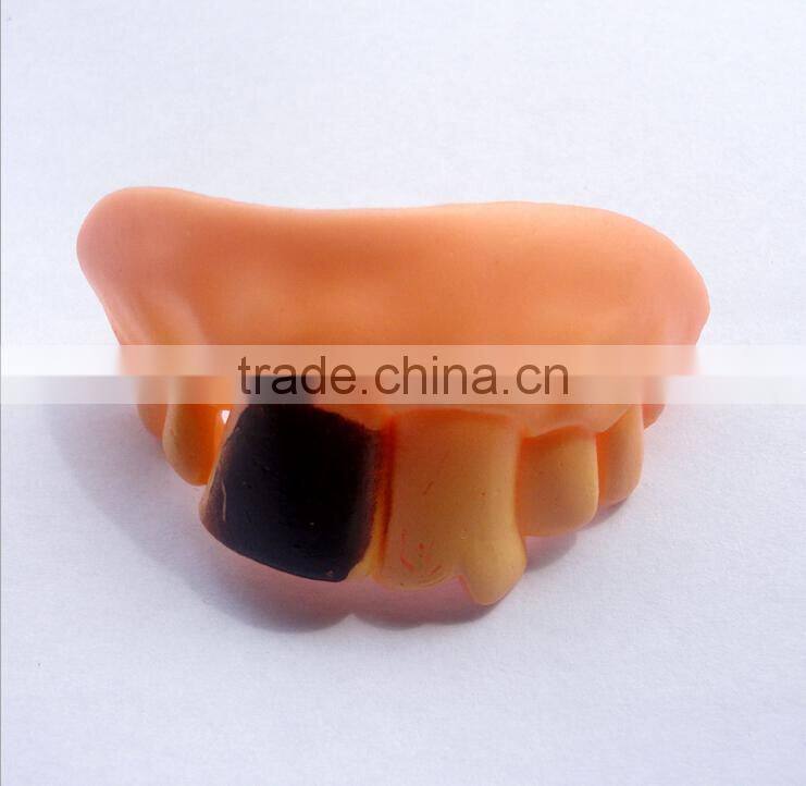 Halloween party fake teeth PVC fake teeth props fake teeth