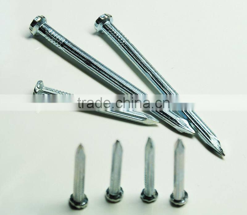 Plain and twist shank concrete nails(factory)