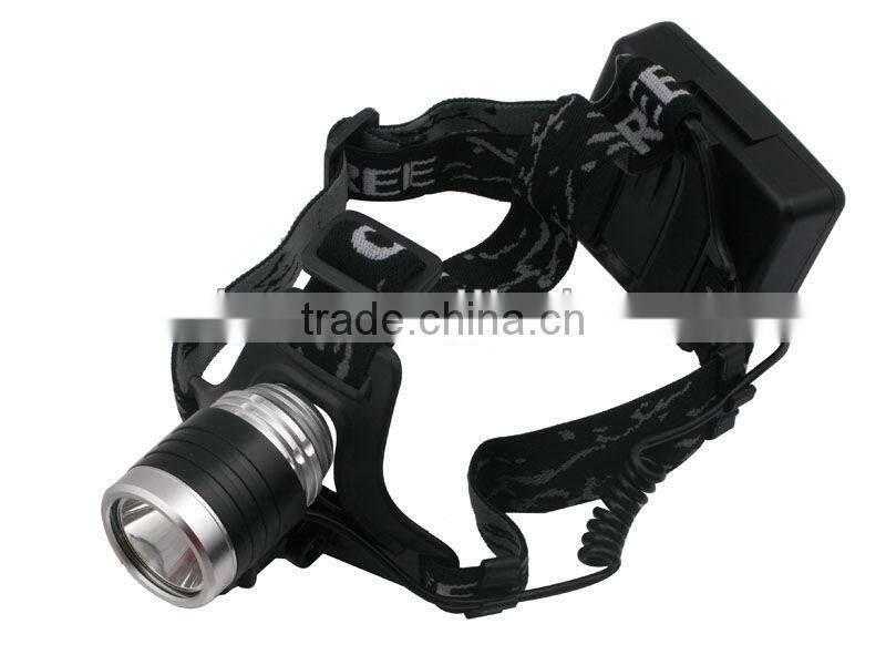 LL-6631 XML-XPE LED 3-Mode 1800LM High Powerful Rechargeable LED Headlamp