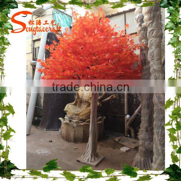 Guangzhou supplier artificial maple tree life size fake tree artificial maple tree