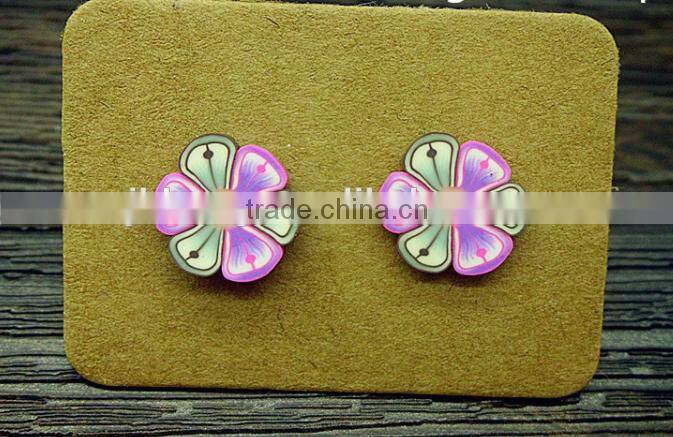 fashion New Design Flower Earring Designs for Women,Kids polymer clay Earrings Fashion