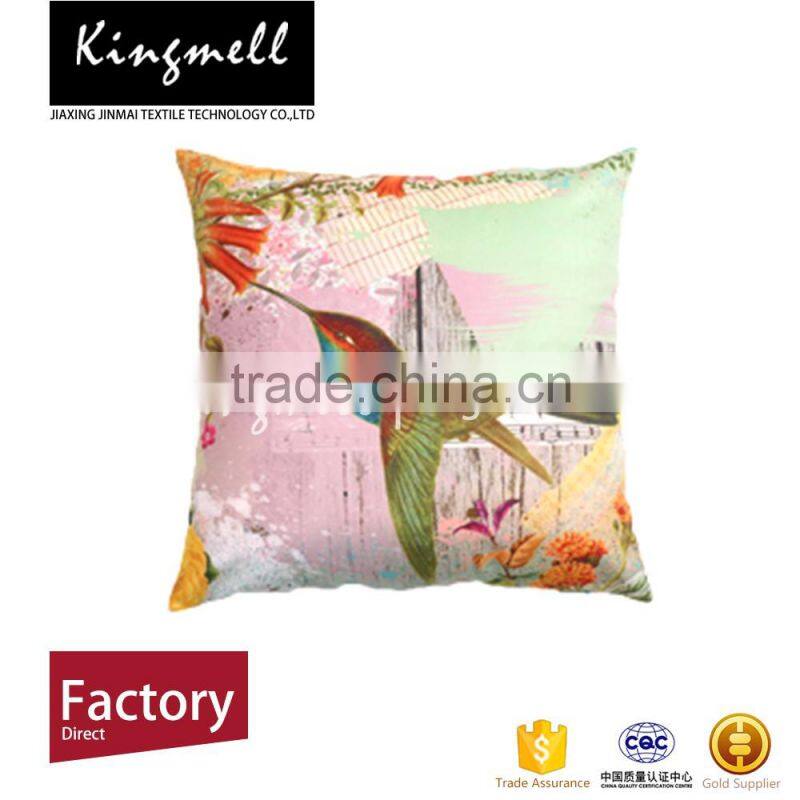 Provide customization cushion cover cotton canvas digital printed