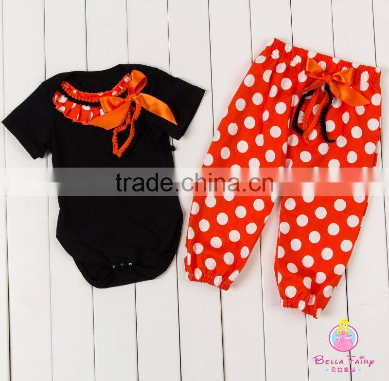 High quality baby outfit boutique kids spring two pieces clothing set wholesale children clothes
