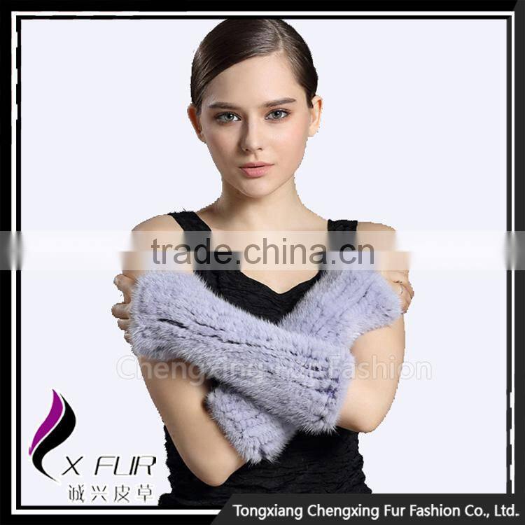 CX-A-68B 2017 Winter Excellent Cute Mink Fur Leather Gloves