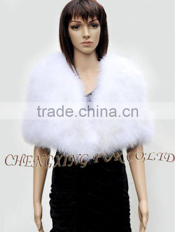 CX-B-87A Feather Wedding Dress Wraps Shawls