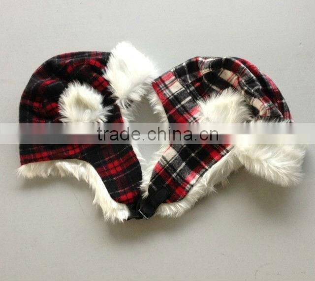 fashion windproof soft & warm winter earflap faux fur hats in differ colors