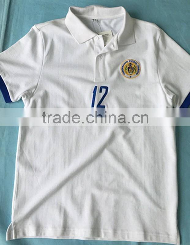 2017 custom dry fit golf polo shirt men custom logo design