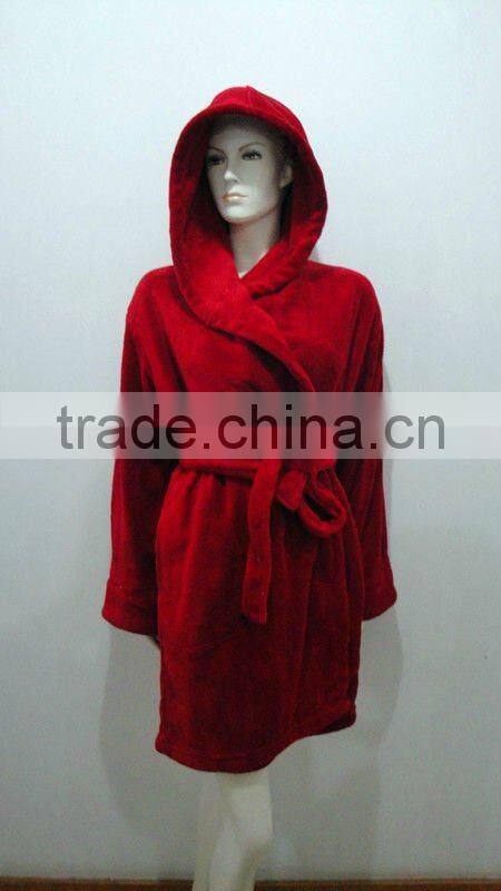 2012 fashion women's sleepwear hooded pajamas
