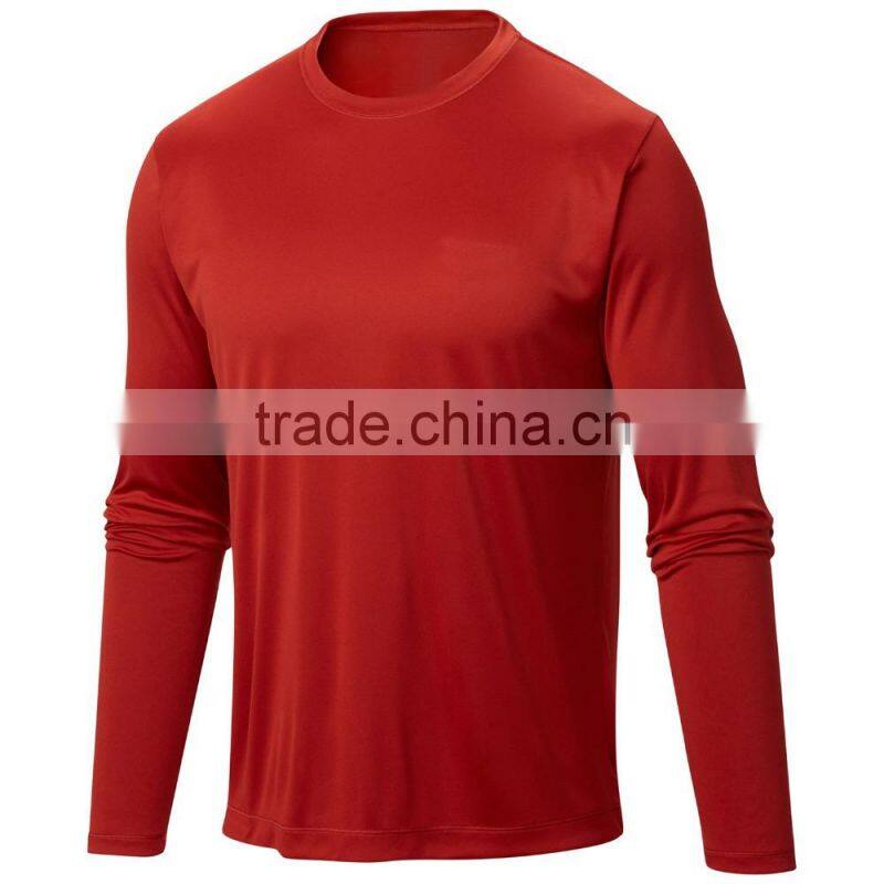 special design quick-dry long sleeve men t-shirt for winter