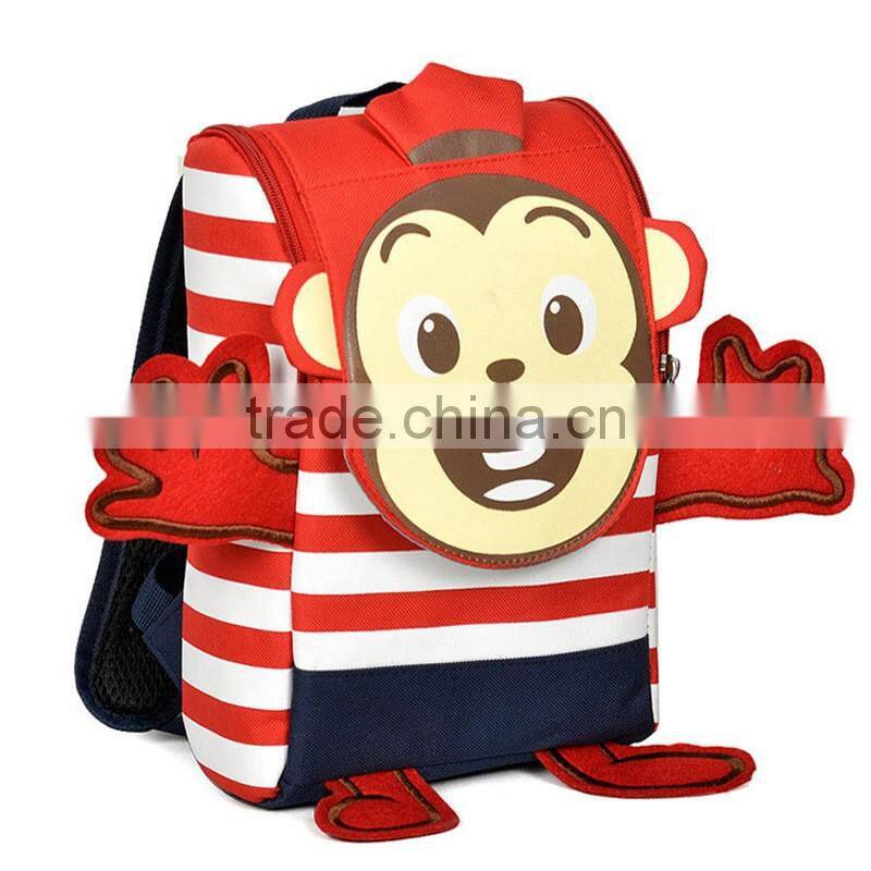 2016 best selling Cartoon cute Canvas Kids School Bag