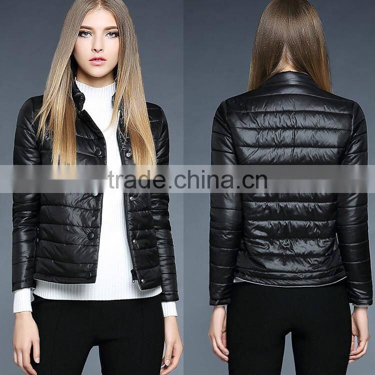 2016 latest lady winter cotton jacket women overcoat for wholesale
