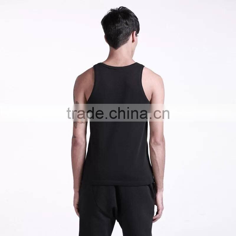 latest design stylish man tank top custom wholesale with cheap price made in China