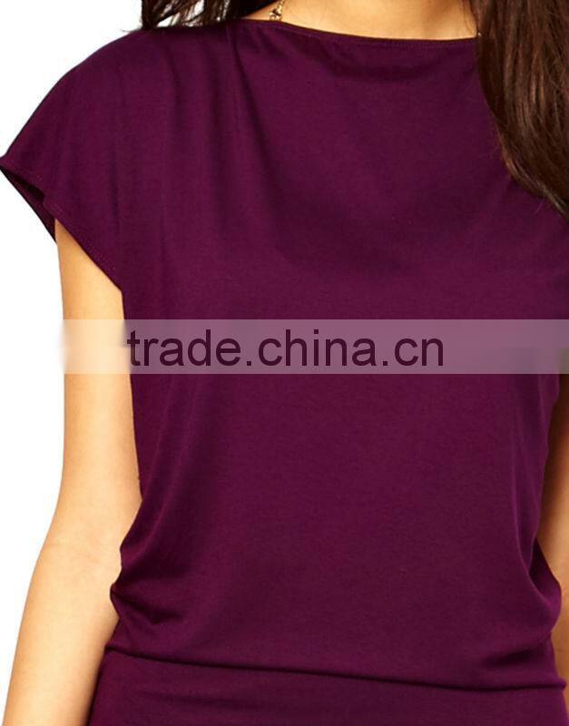 Midi Dress With Deep V Back