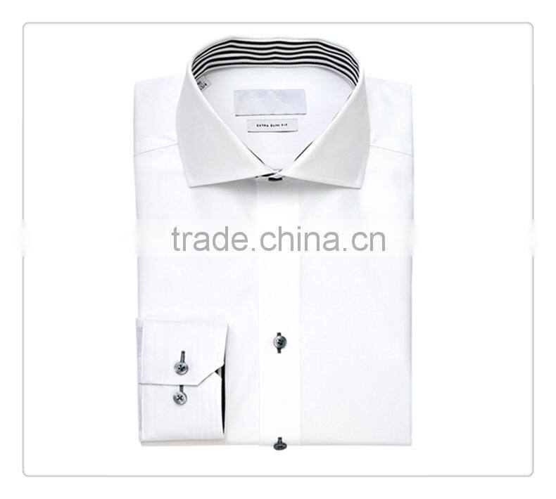 White color cotton formal bamboo dress man shirt