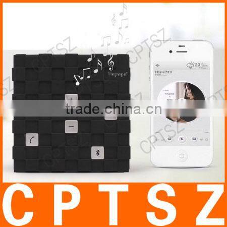 BR12-BN Magic Cube Style Bluetooth V3.0 Hi-Fi Mega Bass Speaker w/ Handsfree - Black