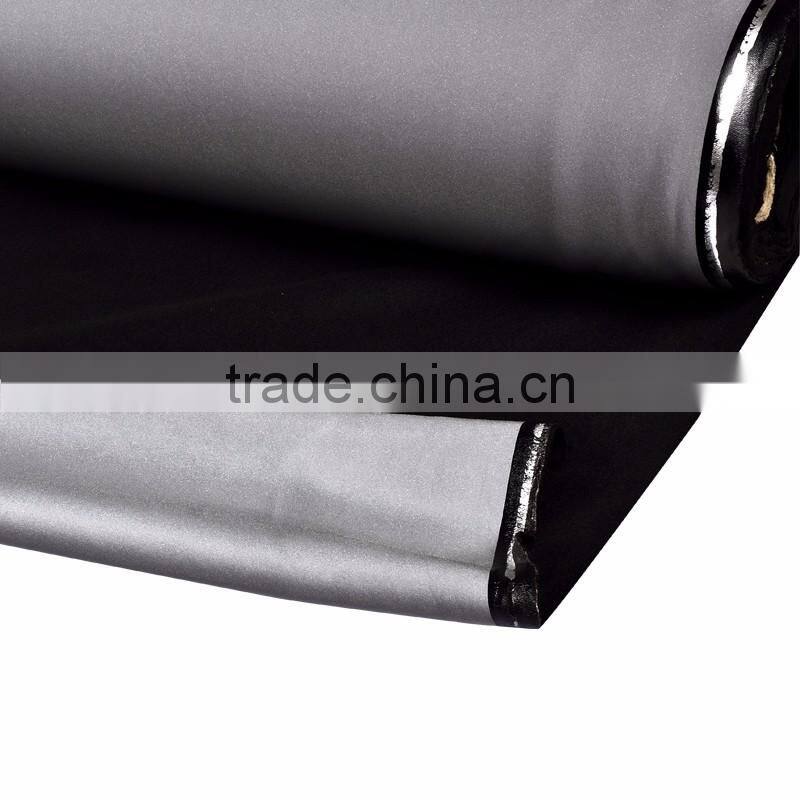 China manufacturer grey retro reflex safety fabric for jacket