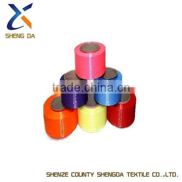 DTY 1500D 384f super bright raw white color for woven carpet without twisting