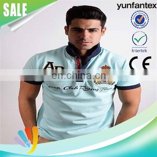 2017 latest new fashion custom color mens polo shirt
