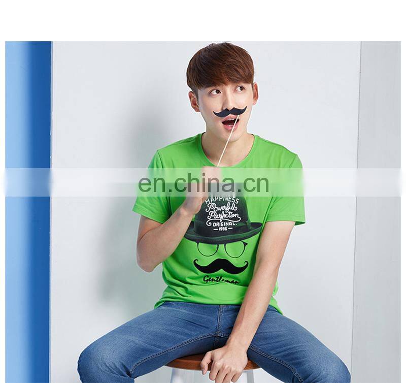 guangdong clothing fancy T shirt with Opera Faces 3d t shirt 2016 design men fancy t shirt