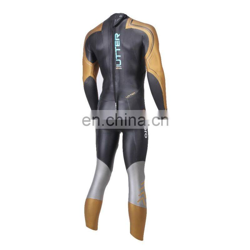 Factory custom fashion triathlon wetsuit withYamamoto neoprene