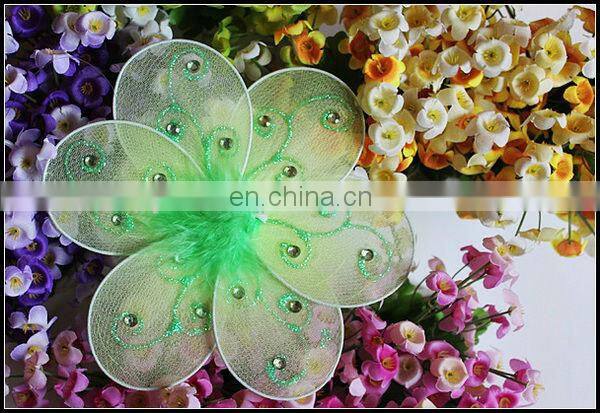 Glitter artificial cheap silk flower