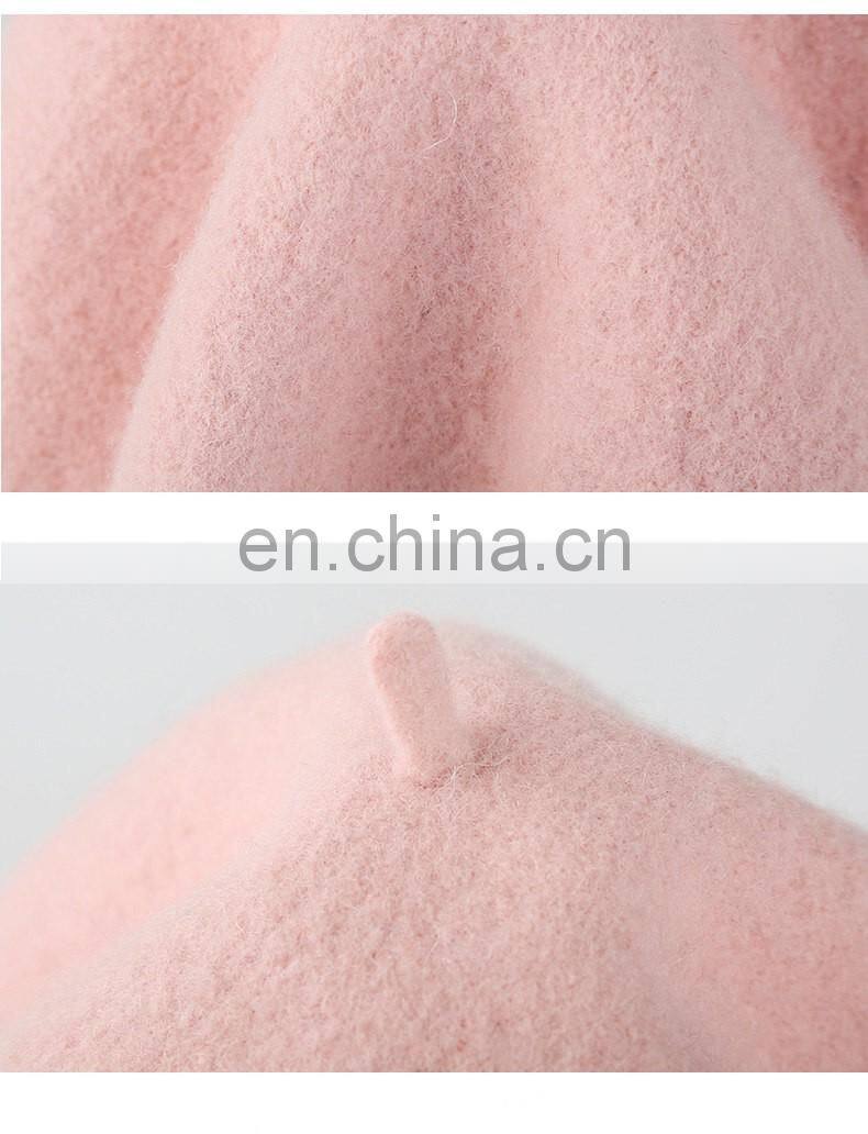 High Quality Wholesale Ladies Wool Felt Berets