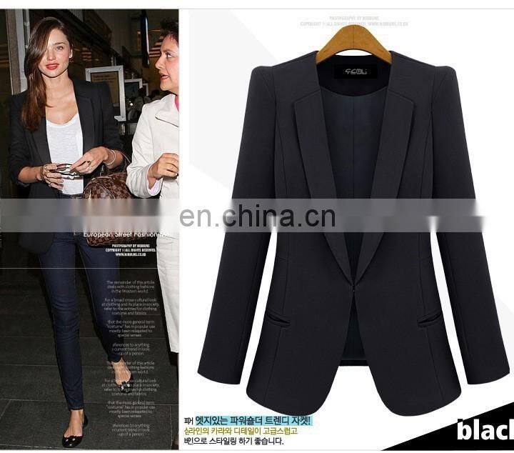 charming design fabric to make women blazer suits