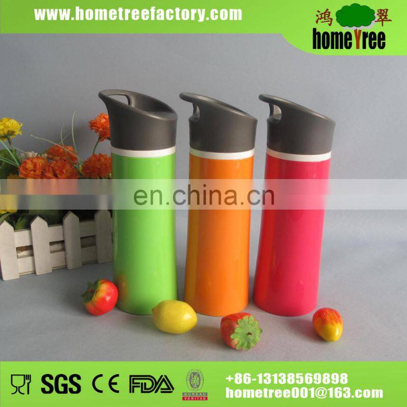 Insulated Thermal Vaccum Glass Double Wall Tumbler Tea Cups With Strainer