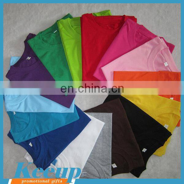Cheap custom 100% cotton or ployester cotton promotion t-shirt