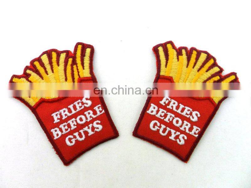 any color clothing embroidery patch custom design logo