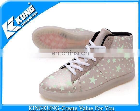 New design star luminous shoes for women