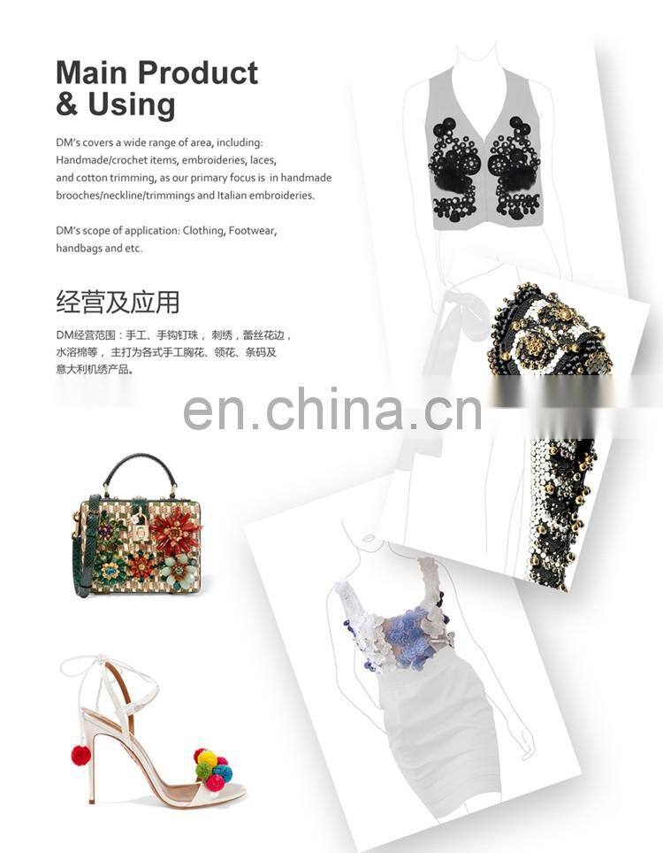 2017 new style pu leather wave lace trimming