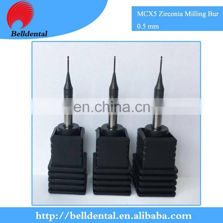 CAD CAM System DLC Coating Dental Zirconia Milling Burs for Sirona MCX5