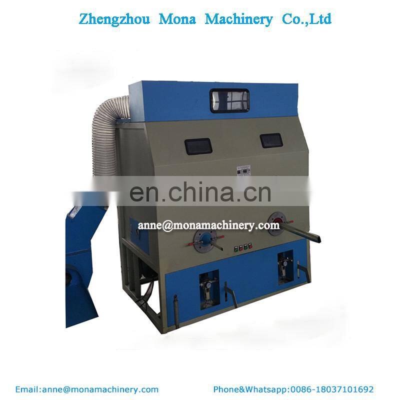 Cotton fabric waste filling machine for pillow