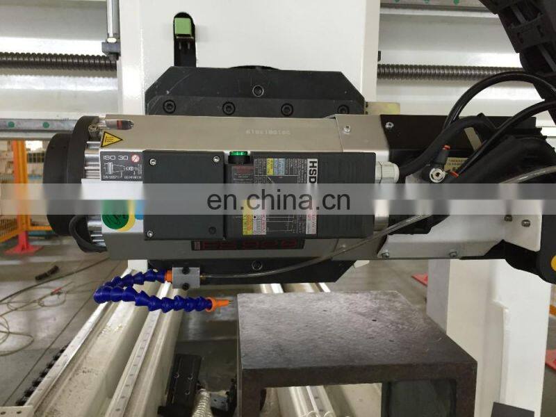 window and door/disc tool magazine/cnc router 4 axis/2016 latest Aluminum profile making machine