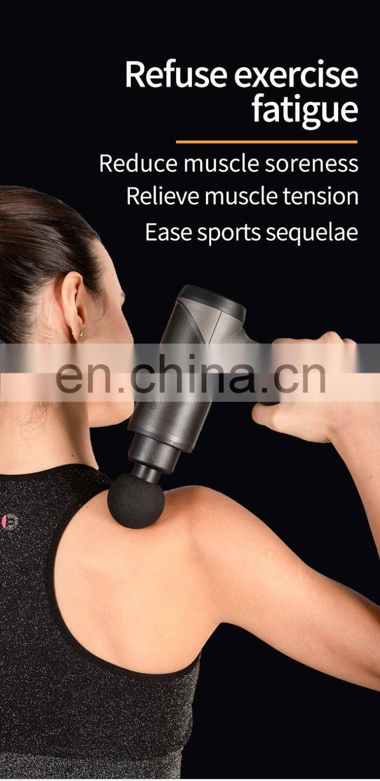 Rechargeable Battery Deep Muscle Tissue Sports Vibration Electric Fascia Massage Gun