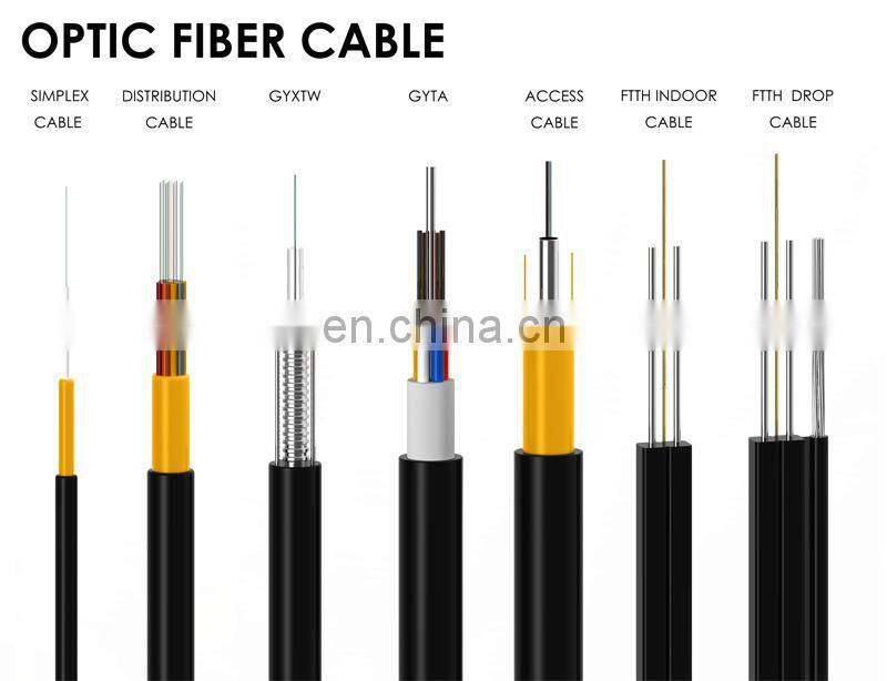 ADSS 4c 6c 48c kevlar colored coating fiber optic power meter fiber optic wire cable