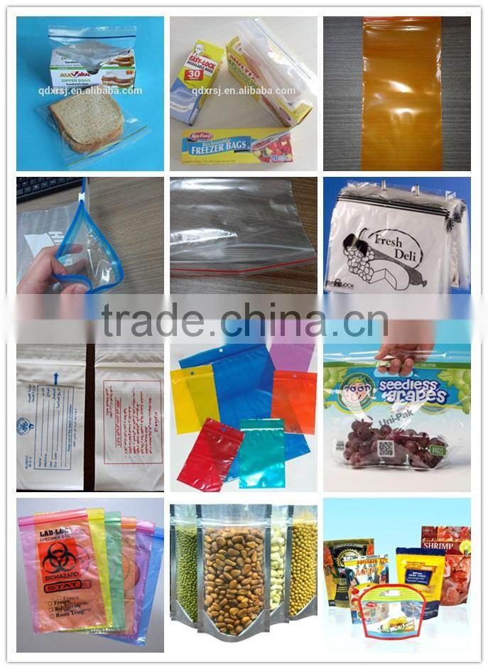 custom printed resealable stand up dried food pouch with zip lock