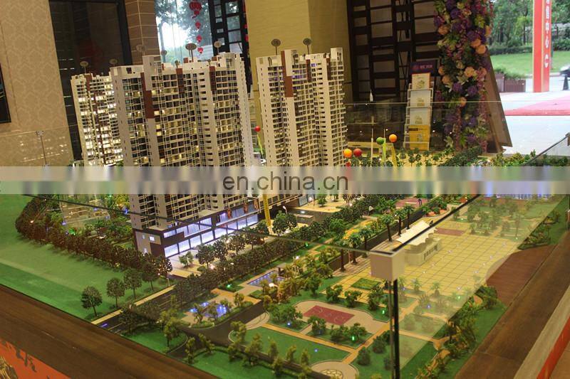 Nice scale 1:200 miniature building model /Guangzhou 3d modeling services