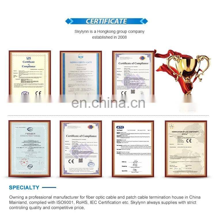 Manufacturing SC UPC PC SM SX fiber optic adapter optical adapter BLUE fibre fcsc adaptor