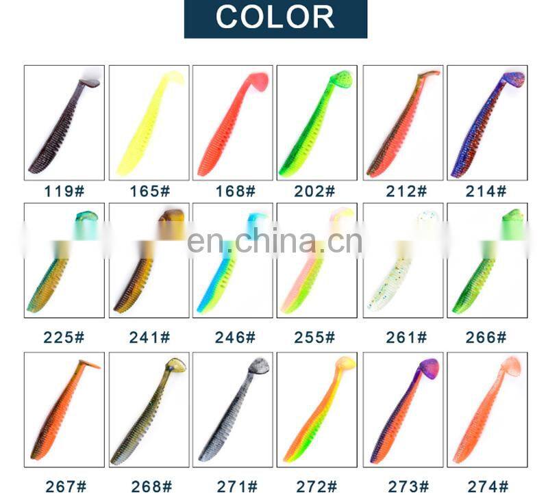 25 Colors 75mm 100mm 125mm Two-color Matching Special Flavor With Fragrant Soft Fishing Lures Larval Bass Soft Bait