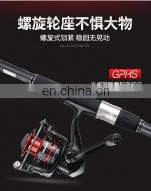 high quality 3.6m Portable Fishing Rod 99% telescopic carbon fiber fishing rod with reel