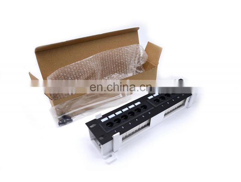 MT-4006B 8 12 port wall mount Patch Panel