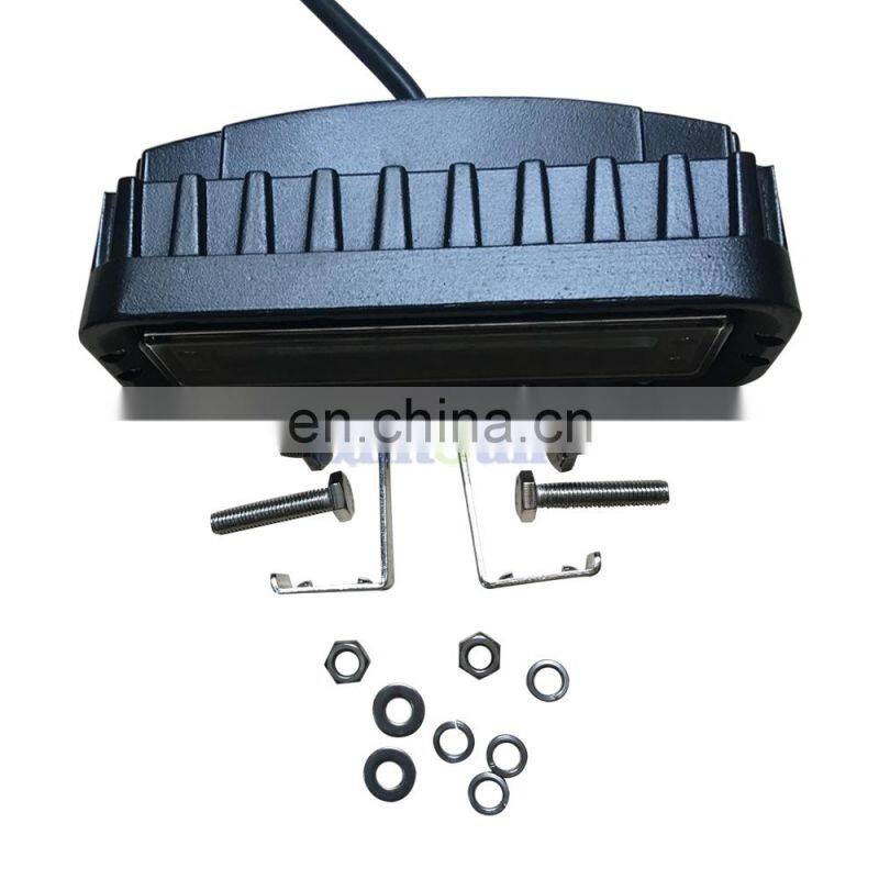 Sanfu red led light 6 inch  LED work light 10-30V 12W-RED  IP68 spot led  lamp 800lm warn work auto lamp